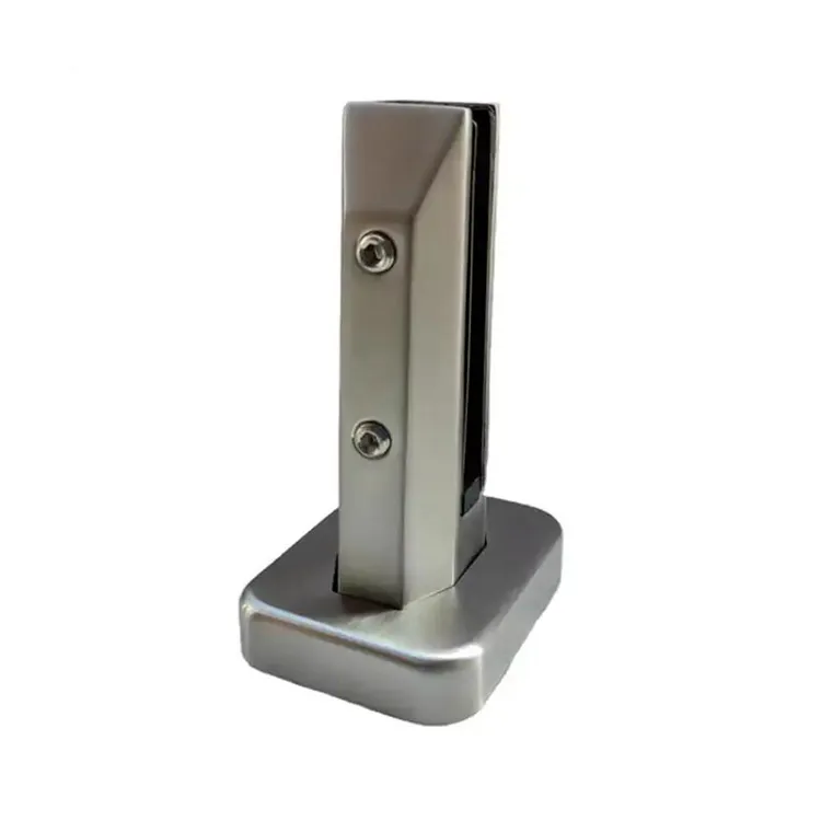 Bezramowy szklany czop balustrady